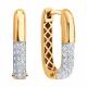 Золотые серьги SOKOLOV 51-120-02981-1 с фианитом