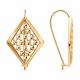 Золотые серьги Diamant 51-120-03033-2
