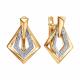 Золотые серьги Diamant 51-120-03155-1 с фианитом