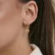 Золотые серьги Diamant 51-121-01549-1 с фианитом