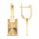 Золотые серьги-трансформеры Diamant 51-121-03003-1