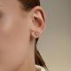 Золотые серьги Diamant 51-122-00987-1 с фианитом