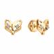 Золотые серьги Diamant 51-122-00987-1 с фианитом