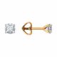 Золотые серьги Diamant 51-122-01366-3 с фианитом