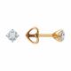 Золотые серьги Diamant 51-122-02085-1 с фианитом