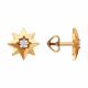 Золотые серьги Diamant 51-122-02977-1 с фианитом