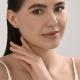 Золотые серьги Diamant 51-122-02977-1 с фианитом