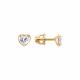 Золотые серьги Diamant 51-122-03021-1 с фианитом