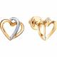 Золотые серьги Diamant 51-122-03117-1