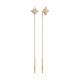 Золотые серьги Diamant 51-123-01286-1 с фианитом