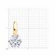 Золотая подвеска Diamant 51-130-01283-1 с фианитом