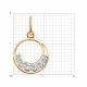 Золотая подвеска Diamant 51-130-01381-1 с фианитом