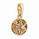 Золотая подвеска Diamant 51-130-01549-1 с фианитом