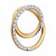 Золотая подвеска Diamant 51-130-01793-1 с фианитом