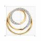 Золотая подвеска Diamant 51-130-02443-1 с фианитом