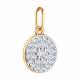 Золотая подвеска Diamant 51-130-03001-1 с фианитом