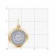 Золотая подвеска Diamant 51-130-03024-1 с фианитом