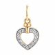 Золотая подвеска Diamant 51-130-03040-1 с фианитом