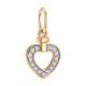 Золотая подвеска Diamant 51-130-03040-1 с фианитом