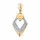Золотая подвеска Diamant 51-130-03154-1 с фианитом