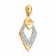Золотая подвеска Diamant 51-130-03154-1 с фианитом