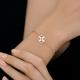Золотой браслет Diamant 51-150-00420-1 с фианитом