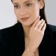 Золотой браслет Diamant 51-150-00420-1 с фианитом