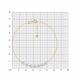 Золотой браслет Diamant 51-150-00495-1 с фианитом