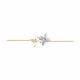 Золотой браслет Diamant 51-150-02818-1 с фианитом