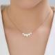 Золотое колье Diamant 51-170-00480-1 с фианитом
