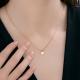 Золотое колье Diamant 51-170-00487-1 с фианитом