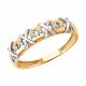 Золотое кольцо Diamant 51-210-00478-1 с бриллиантом