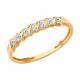 Золотое кольцо Diamant 51-210-00481-1 с бриллиантом
