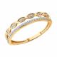 Золотое кольцо SOKOLOV 51-210-00489-1 с бриллиантом