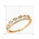 Золотое кольцо Diamant 51-210-00489-1 с бриллиантом