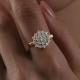 Золотое кольцо Diamant 51-210-00720-1 с бриллиантом