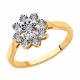 Золотое кольцо Diamant 51-210-00812-1 с бриллиантом
