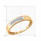 Золотое кольцо Diamant 51-210-01048-1 с бриллиантом