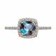 Золотое кольцо Diamant 51-210-02348-1 с бриллиантом и александритом
