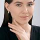 Золотые серьги Diamant 51-220-00416-1 с бриллиантом