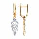 Золотые серьги Diamant 51-221-00575-1 с бриллиантом