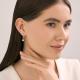 Золотые серьги Diamant 51-221-02955-1 с бриллиантом