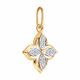 Золотая подвеска Diamant 51-230-03133-1 с бриллиантом
