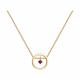Золотое колье Diamant 51-270-01666-1 с рубином