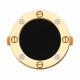 Золотое кольцо Diamant 51-310-02657-1 с фианитом и агатом