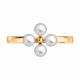 Золотое кольцо Diamant 51-310-02671-1 с жемчугом
