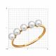 Золотое кольцо Diamant 51-310-02680-1 с жемчугом