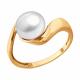 Золотое кольцо Diamant 51-310-03018-1 с жемчугом