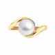 Золотое кольцо Diamant 51-310-03018-1 с жемчугом