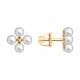 Золотые серьги Diamant 51-322-02671-1 с жемчугом